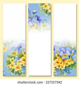 Abstract flower background with place for your text vector illustration