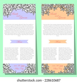 Abstract flower background with place for your text