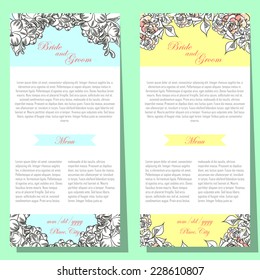 Abstract flower background with place for your text