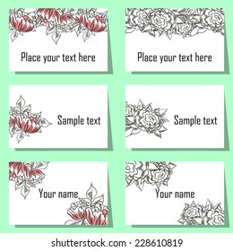 Abstract flower background with place for your text