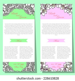 Abstract flower background with place for your text