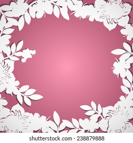 Abstract flower background with place for your text 