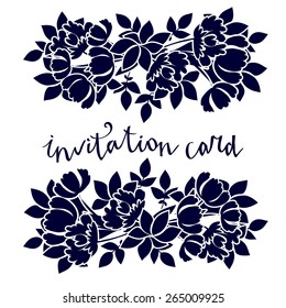 Abstract flower background with place for your text