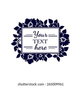 Abstract flower background with place for your text