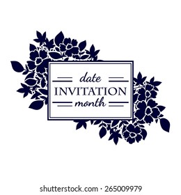 Abstract flower background with place for your text