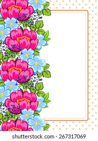 Abstract flower background with place for your text