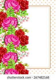 Abstract flower background with place for your text
