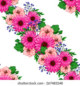 Abstract flower background with place for your text