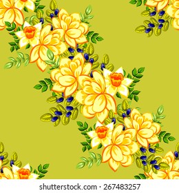 Abstract flower background with place for your text