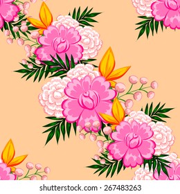 Abstract flower background with place for your text