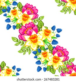 Abstract flower background with place for your text