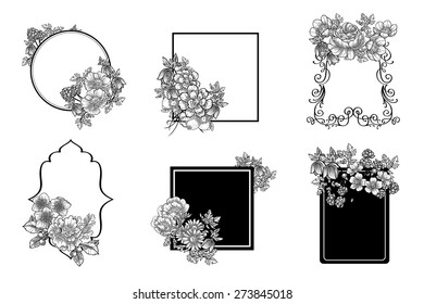 Abstract flower background with place for your text