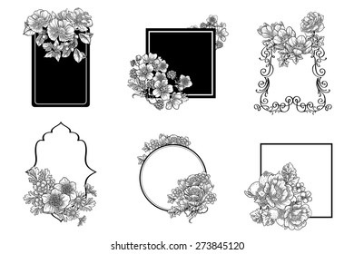 Abstract flower background with place for your text