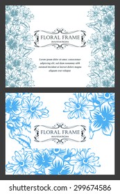 Abstract flower background with place for your text