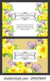 Abstract flower background with place for your text