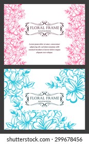 Abstract flower background with place for your text