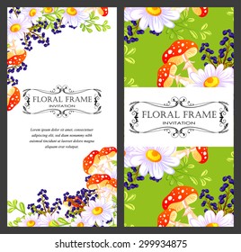 Abstract flower background with place for your text