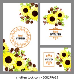 Abstract flower background with place for your text