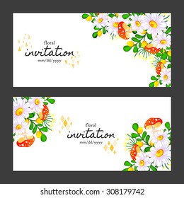 Abstract flower background with place for your text