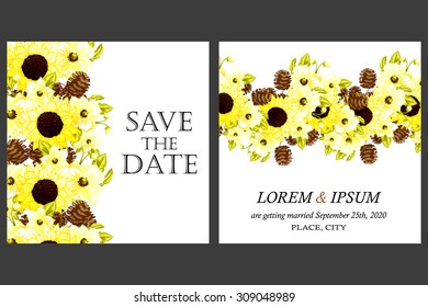 Abstract flower background with place for your text
