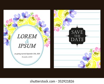 Abstract flower background with place for your text