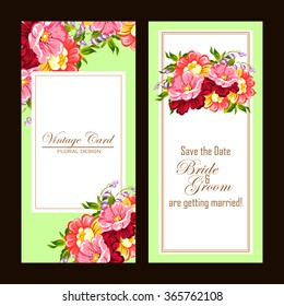 Abstract flower background with place for your text