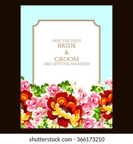 Abstract flower background with place for your text