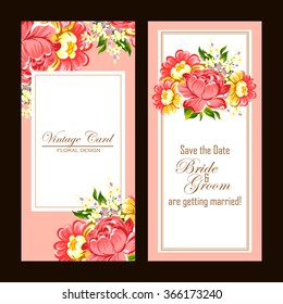 Abstract flower background with place for your text