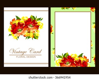 Abstract flower background with place for your text
