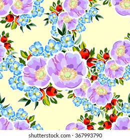 Abstract flower background with place for your text