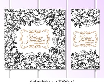 Abstract flower background with place for your text