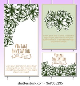Abstract flower background with place for your text Abstract flower background with place for your text
