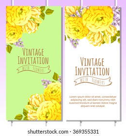 Abstract flower background with place for your text