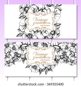 Abstract flower background with place for your text