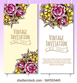 Abstract flower background with place for your text