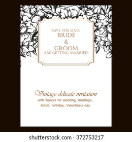 Abstract flower background with place for your text