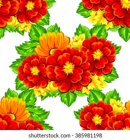 Abstract flower background with place for your text