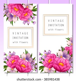 Abstract flower background with place for your text