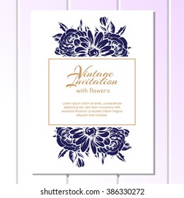 Abstract flower background with place for your text