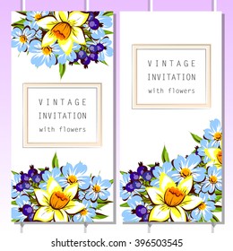 Abstract flower background with place for your text