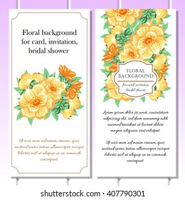 Abstract flower background with place for your text