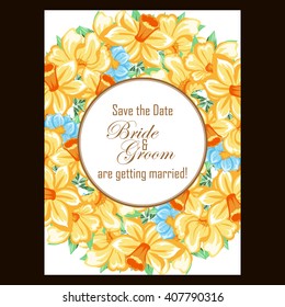 Abstract flower background with place for your text