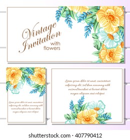 Abstract flower background with place for your text