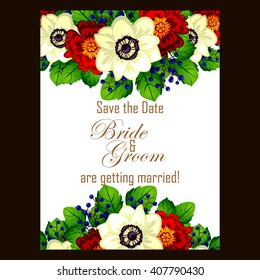 Abstract flower background with place for your text