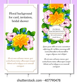 Abstract flower background with place for your text