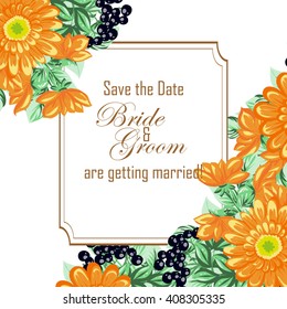 Abstract flower background with place for your text