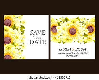Abstract flower background with place for your text
