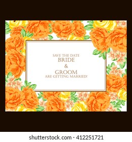 Abstract flower background with place for your text