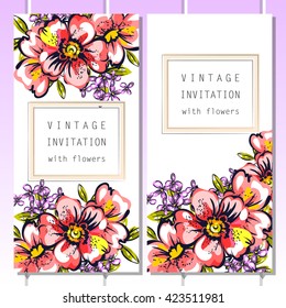 Abstract flower background with place for your text