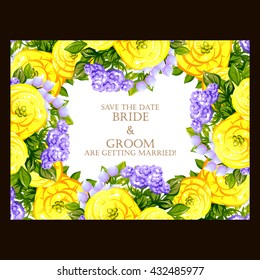 Abstract flower background with place for your text